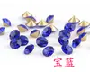 Ventas Directas de Fábrica de Pedrería de Vidrio Nacional de Fondo Puntiagudo, Pedrería de Cristal Redonda de Colores Variados, Accesorios de Joyería de Diamante para Uñas de Arte DIY