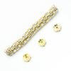 Anillo de Diamantes 6/8mm Cuentas Espaciadoras de Borde Plano Coloridas Cuentas de Aleación DIY Pulsera Accesorios de Joyería con Cuentas Cuentas Sueltas Espaciadoras Venta al por Mayor