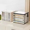 Bolsa de Almacenamiento para Libros Organizador de Libros Almacenamiento Caja de Almacenamiento de Gran Capacidad Estante de Almacenamiento para Libros Viejos del Hogar Bolsa de Buen Artículo