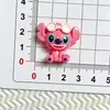 Nuevo Stitch Niños Divertido Pegamento Crema Pinza para el Cabello Hecha a Mano Imán para Refrigerador Accesorios para Funda de Teléfono Dibujos Animados DIY Accesorios de Resina