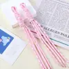 Bolsa de cuerda de nailon bicolor estilo miu cordón de doble hebra muñeca tejida a mano con cuerda colgante DIY decoración de bolsa colorida