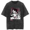 Comercio Exterior Nueva Camiseta Lavada Animación Demon Slayer Espada del Fantasma Casual Pareja Manga Corta