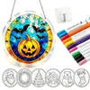 Bestseller transfronteiriço ornamento acrílico de lua para pet com padrão fofo de animal de estimação, para pendurar na janela, decoração de parede para casa, decoração de feriado
