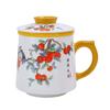 Liquidación, Cantidad Limitada, Todos los Artículos Disponibles, Precios Negociables Porcelana de Jade Blanco Hogareño Separación de Té y Agua Taza de Oficina
