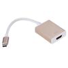 Cabo USB3.1 para HDMI HD 4K Notebook Telefone Mesma Tela Cabo Tipo-c para Adaptador HDMI