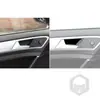 Aplicable a 13-17 Volkswagen Golf 7 Tazón Decorativo Interior de Puerta Pegatina Negro Piano Negro Brillante Accesorios de Modificación de Interior de Coche