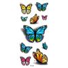 Calcomanías de Tatuaje de Rosa Tridimensional 3D Douyin Celebridad de Internet Impresión a Color Calcomanías de Tatuaje Mariposa Flor Calcomanías de Tatuaje Impermeables
