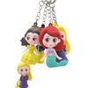 Nuevo llavero de muñeca Blancanieves con colgante de princesa sirena, llavero de muñeca princesa Aisha Lisa