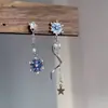 Pendientes de Gota de Agua Roja Silenciosos para Mujer, Estilo Dulce Fresco Gótico, Diseño de Nicho, Pendientes Únicos y de Alta Gama