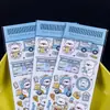 Película Mate Transparente Personalizada Pegatina Impermeable Autoadhesiva Oso Lindo DIY Manual de Niños Pegatina de Dibujos Animados