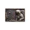 Fornecimento Exclusivo Transfronteiriço de Placas Decorativas Metálicas de Ferro Retro Planas 2D, Placas para Pendurar ao Ar Livre e Decorações de Arte de Parede