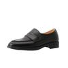 Mocassins de Couro Integral Estilo Academia Britânica Lançamento Primavera 2023 Novo Salto Baixo Couro Bovino Boca Profunda Sapatos de Camada Única Sapatos Pequenos de Couro Femininos