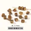 Jingdian Jewelry Plata S925 Árbol de Sándalo de Qinan de Hainán Cuentas Sueltas Hechas a Mano DIY Pulsera de Juego Cultural Cuentas Espaciadoras Accesorios