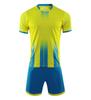 Novo terno de futebol crianças / adulto futebol training suit manga curta camisa atacado grupo compra número de impressão