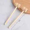 Mini Martillo de Madera Manualidades Sencillas de Madera Juguetes para Niños Mazo Pequeño Creativo Martillo Masajeador Madera de Loto Martillo Pequeño