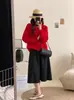 Suéter de cuello alto estilo perezoso para mujer, 100% lana pura, suéter de lana para otoño e invierno, suéter holgado para capas interiores, tejido de punto pullover