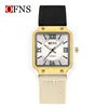 Reloj Oufani Impermeable con Números Romanos, Correa Simple de Nailon, Reloj de Cuarzo, Silencioso, Ligero, Reloj Unisex para Escuela Secundaria y Exámenes de Admisión a la Universidad