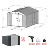 Casa de Metal Externa com Telhado, Pátio de Jardim Externo Móvel, Casa Modular Móvel, Casa Pré-fabricada Desmontável Montada