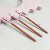 Set Personalizado de 6 Brochas de Maquillaje, Brochas de Maquillaje con Cerdas Suaves, Brochas Redondas para Corrector, Brochas para Difuminar Que No Absorben el Polvo y Se Difuminan Naturalmente Fácilmente