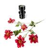Flores Decorativas Artificiales de Orquídea de 5 Cabezas Accesorios de Fotografía Ramo Artificial Flores Realistas Flores de Boda Ramo de Boda