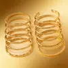Nuevo Pulsera de Acero de Titanio de Amazon con Textura Patrón, Diseño de Tres Bolas, Acero Inoxidable 18K, Pulsera de Moda de Nicho