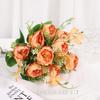 Flores de Seda Sintética perfume peônia flores artificiais atacado flores para segurar decoração de jardinagem interna e externa casamento Casa flores artificiais atacado