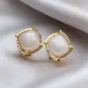 Pendientes de Plata de Ley S925 con Perlas de Imitación de Gama Alta para Mujer, Pendientes de Diseño Nicho, Pinzas para Orejas y Accesorios para Orejas Versátiles y Elegantes