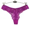 Fio Dental Feminino Exportação Transfronteiriça Europeia e Americana Renda Sexy Roupa Íntima Feminina Sexy Cintura Baixa Sem Costura Transparente T-Calça