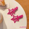 Lindo pasador de amor rosa dopamina rubor Serie de conejitos pinza de pico de pato dulce para todo tipo de flecos clip lateral