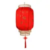 Linterna Redonda Estilo Chino Antigua de Piel de Oveja Roja Melón de Invierno para Inauguración de Casa, Impermeable para Exteriores, Año Nuevo, Puerta Principal, Balcón, Restaurante