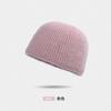 8431 Gorro de Tricô Quente de Inverno Yuppie Hip-Hop Moderno Chapéu Pele de Melão Fashionável e Mais Fácil de Combinar Chapéu de Proprietário Mulheres