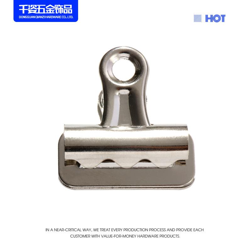 镍色牛头夹主图01