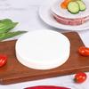 Venta al por mayor de fábrica 100 piezas de papel para base de alimentos redonda, papel separador para carne congelada, papel de silicona antiadherente de doble cara, papel separador para carne de hamburguesa
