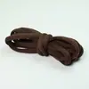 6mm Semiacircular Poliéster Colorido Elástico Cordão Redondo Acessórios Cinto Roupa Têxtil Lar Elástico Atacado