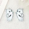 Venta Caliente Transfronteriza Pendientes de Acrílico de Doble Cara de Mapache Fantasma Calabaza Collar Llavero Colgante Accesorios