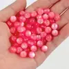 Cuentas Redondas de Resina Imitación Ojo de Gato de 6/8/10 mm con Agujero Materiales para Hacer Pulseras, Collares, Pasadores de Pelo DIY Hechos a Mano