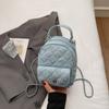 2026 Moda Novo Retro High-End Mochila de Corrente Acolchoada para o Dia a Dia Mini Bolsa de Ombro Simples Feminina