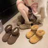 Sapatos de algodão de inverno femininos botas curtas Birken 2026 Botas de neve Nordeste feminino sola plana quente pelúcia grande novo estilo