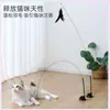 Brinquedo para Gato Gadget de Autoentretenimento, Bastão de Provocação Automático para Gatos com Pena, Ventosa e Sino, Resistente à Mordida para Filhotes
