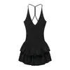 Atacado de Vestido Sexy Casual com Alça de Suspensório Emagrecedor Primavera 2025 Roupas Femininas Prontas para Comércio Exterior do Fabricante