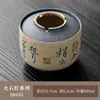 Cenicero estilo chino vintage con patrón de loto azul y blanco, tamaño grande con tapa para evitar que las cenizas vuelen, recipiente cerámico para residuos de té para el hogar con embudo