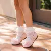 Zapatos de princesa de cuero con suela blanda para niñas, zapatos versátiles para primavera y otoño, zapatos planos nuevos para niños, zapatos de niña, zapatos escolares para niñas
