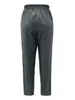 Pantalones Casuales de Imitación Algodón Lino para Mujer 2026 Verano Nuevo Pantalones Harem de Cintura Media Elásticos Adelgazantes Pantalones Cortos Venta al por Mayor Transfronteriza
