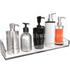 Estante de almacenamiento de pared de acrílico transparente, moderno, para el hogar, la cocina, el baño, cosméticos, estante de exhibición de pared
