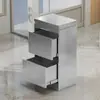 Armário de Ferramentas Simples para Barbearia, Armário de Ferramentas para Cabeleireiro, Carrinho de Cabeleireiro, Armário de Ferramentas de Aço Inoxidável, Rack de Armazenamento para Salão de Beleza
