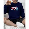 Moletom com Gola Redonda Estampado Padrão 776 Venda por Atacado Transfronteiriça Amazon Wish E-Commerce Fornecimento Amarelo