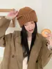 Gorro divertido y lindo con orejas de gato, grueso y cálido para el invierno, gorro de punto a rayas, perfecto para sesiones de fotos y como cobertura para la cabeza a prueba de viento