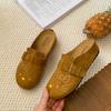 Chinelos Desenho Animado Fofo 2025 Primavera e Verão Novo Estilo Baotou Bico Redondo Plano Conjunto Sapatos Femininos Edição Regular Sapatos Bocken Versátil