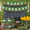Decoración para Fiesta de Cumpleaños con Tema de Rugby Cumpleaños de Niños Banner de Flores al por Mayor Diseño Original