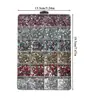 24 Compartimentos con Aproximadamente 7000 Pedrería Irregular de Color Mixto para Uñas con Base Plana, Pedrería de Resina Mini Color Blanco Champagne para Uñas, Decoraciones para Uñas